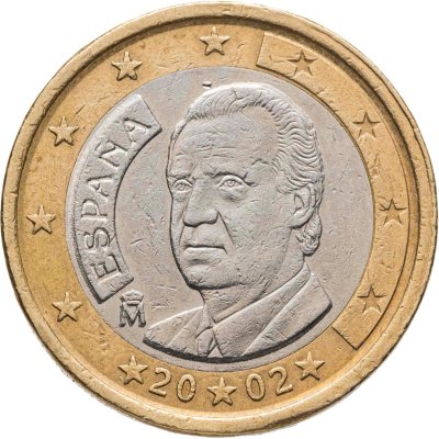 купить Испания 1 евро (euro) 2002