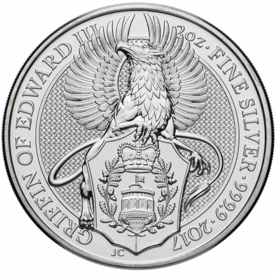 купить Великобритания 5 фунтов (pounds) 2017 "Звери королевы - Грифон Эдварда III"