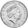 Купить Великобритания 5 фунтов (pounds) 2017 "Звери королевы - Грифон Эдварда III"