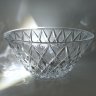 Купить Салатник с рельефным резным декором, хрусталь, пресс, резьба, СССР, 1970-1990 гг.