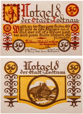 купить Австрия нотгельды 50 пфеннигов 1921