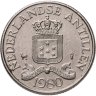 Купить Нидерландские Антильские острова 25 центов (cents) 1980