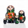 Купить Матрёшка 5-ти кукольная "Боярыня", дерево, ручная роспись, хохлома, г. Семёнов, Россия, 2021 г.