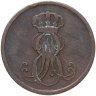 Купить Германия, Королевство Ганновер 2 пфеннига 1849