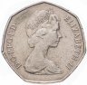 Купить Великобритания 50 новых пенсов (new pence) 1969-1982