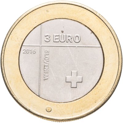 купить Словения 3 евро (euro) 2016 "150 лет Красному кресту"