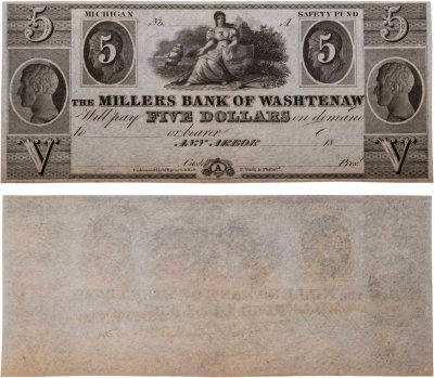 купить США 5 долларов 1837-1839 Мичиган