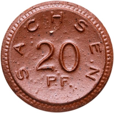 купить Германия, Саксония, нотгельд 20 пфеннигов 1921