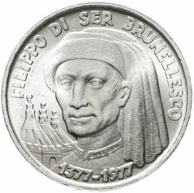купить Сан-Марино 1000 лир 1977 " 600 лет со дня рождения Филиппо Брунеллески"