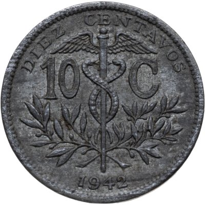 купить Боливия 10 сентаво (centavos) 1942