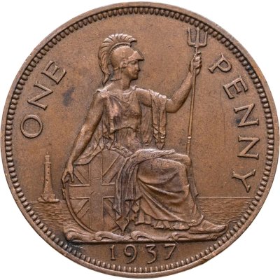 купить Великобритания 1 пенни (penny) 1937