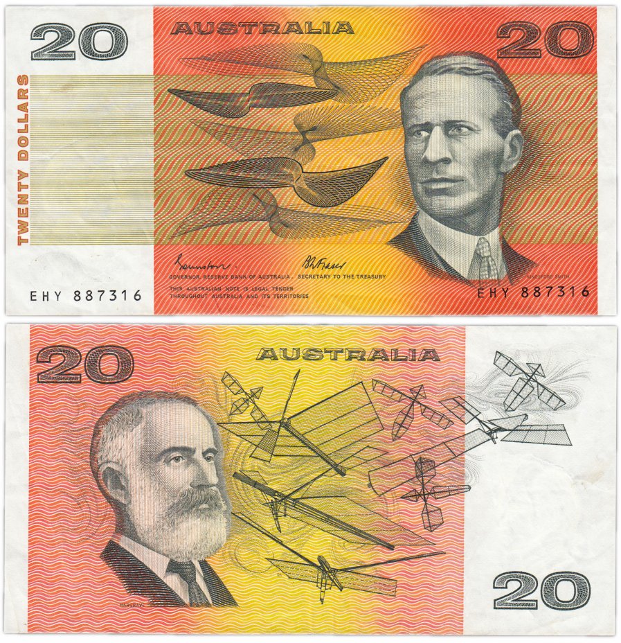 купить Австралия 20 долларов 1985 (Pick 46е)