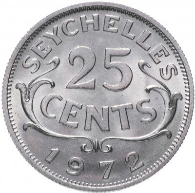 купить Сейшельские острова 25 центов 1972
