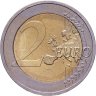 Купить Германия 2 евро (euro) 2018 D "100 лет со дня рождения Гельмута Шмидта" знак монетного двора "D" - Мюнхен