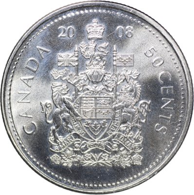 купить Канада 50 центов 2008 [KM#494]