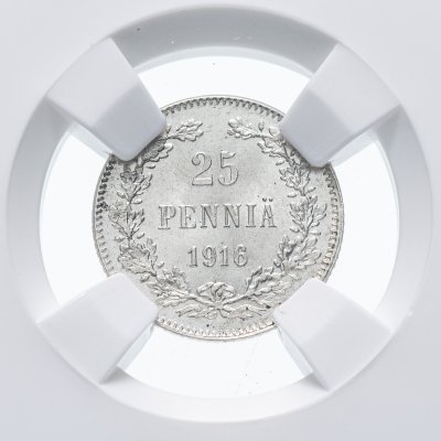 Купить 25 пенни (pennia) 1916 S