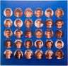 Купить Бельгия - набор 10 монет+жетон -  50 сантимов, 1, 5, 20, 50 Франков 1994 UNC