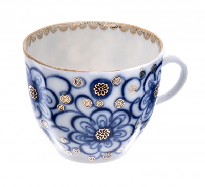 Купить Чашка кофейная "Кружево", фарфор, роспись,  Ленинградский фарфоровый завод ("ЛФЗ"), Россия, 1991-2012 гг.