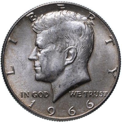 купить США 50 центов (1/2 доллара, half dollar) 1966