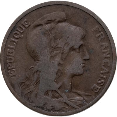 купить Франция 5 сантимов (centimes) 1913