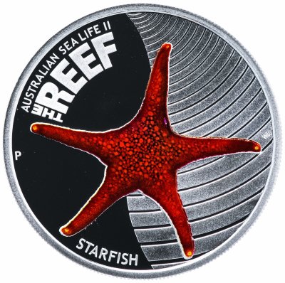 купить Австралия 50 центов (cents) 2011 "Австралийские рифы: Морская звезда"