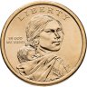 Купить США 1 доллар 2021 "Индейцы в армии США", знак монетного двора "D" - Денвер