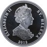 Купить Остров Святой Елены 25 пенсов 2013 "Битва под Лейпцигом"