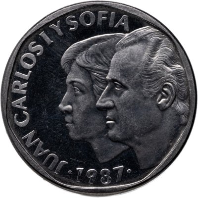 купить Испания 500 песет (pesetas) 1987 пробная