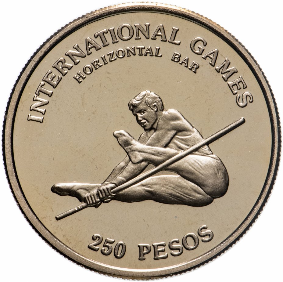 купить Гвинея-Бисау 250 песо 1984 "Международные игры - гимнастика"
