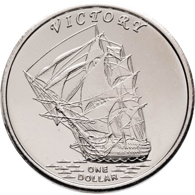 купить Кирибати, Остров Гилберта 1 доллар 2014 "Корабль Victory"