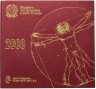 Купить Италия 2008 официальный годовой набор евро из 8 монет в буклете