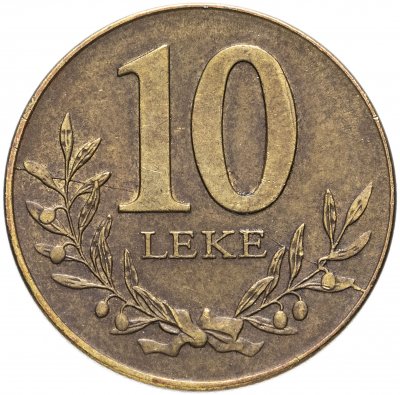 купить Албания 10 леков (leke) 2009-2018 магнетик, случайная дата