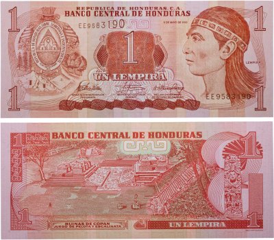 купить Гондурас 1 лемпира 2010 (Pick 89b)