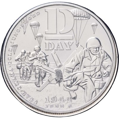 купить Острова Питкэрн 5 фунтов 2024 "80-я годовщина. Высадка в Нормандии- День "Д"" в коинкарте