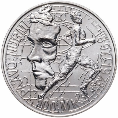 купить Финляндия 100 марок (markkaa) 1997 100 лет со дня рождения Пааво Нурми