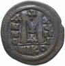 Купить Византийская империя, Юстиниан I, 527-565 годы, 40 нуммиев (фоллис). Диаметр:35.5 mm