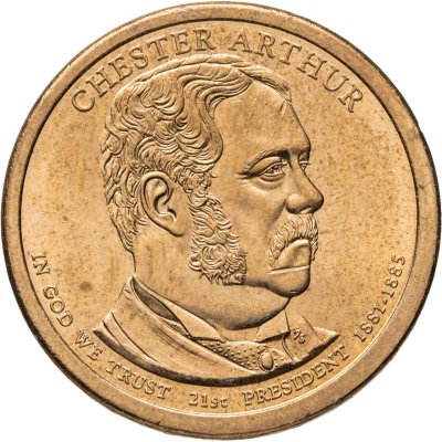купить США 1 доллар 2012 P "21-й президент США - Честер Артур"