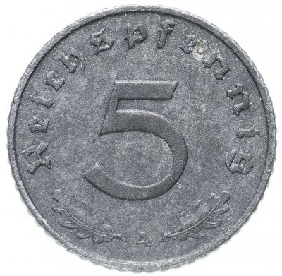 купить Германия (Третий рейх) 5 рейхспфеннигов 1940