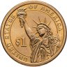 Купить США 1 доллар (dollar) 2007 "Джон Адамс (2-й президент США)"