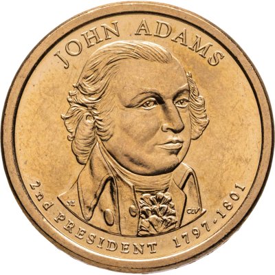 купить США 1 доллар (dollar) 2007 "Джон Адамс (2-й президент США)"