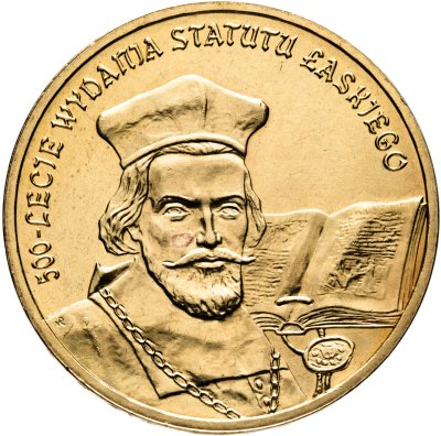 купить Польша 2 злотых 2006 "500 лет статута Лаского (500-lecie wydania Statutu Łaskiego)"