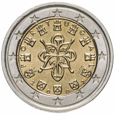 купить Португалия 2 евро 2002
