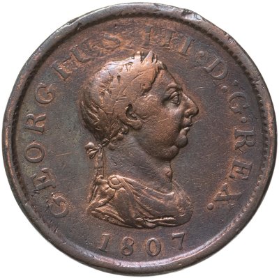 купить Великобритания 1 пенни (penny) 1807
