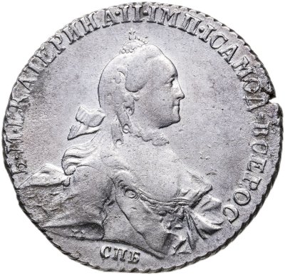 купить 1 рубль 1765 СПБ-TI-ЯI