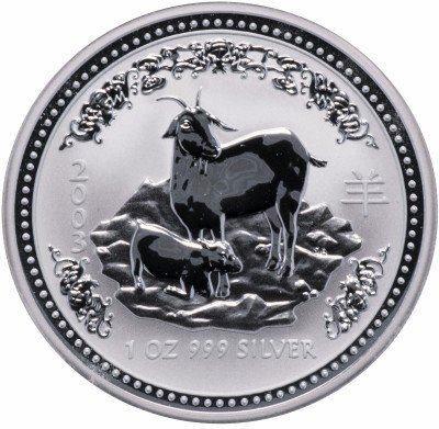 купить Австралия 1 доллар 2003 "Год козы"