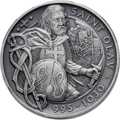 купить Остров Мэн 1 крона 2017 "Викинги - Олав II Святой"