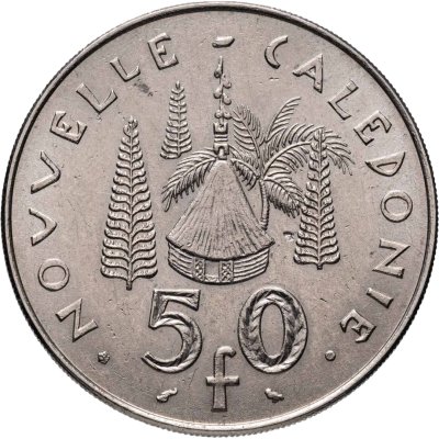 купить Новая Каледония 50 франков (francs) 1967