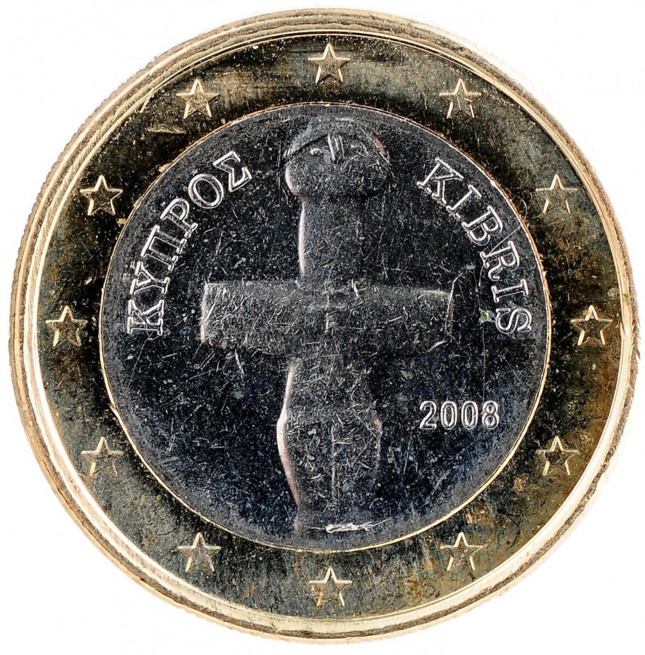 купить Кипр 1 евро 2008