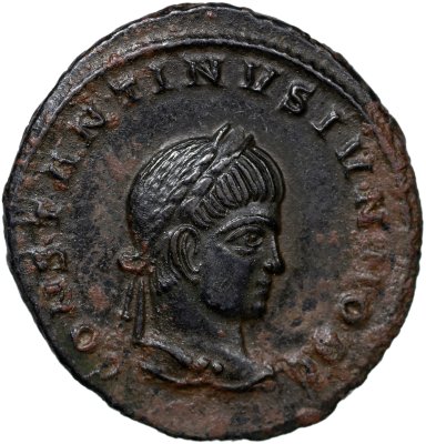 купить Римская империя. Константин II [как цезарь] [317-337] Æ 19 мм. бронза. Сисция