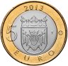 Купить Финляндия 5 euro (евро) 2013 "Исконная Финляндия, Кафедральный собор в Турку"